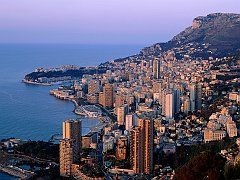 Twilight over Monte Carlo, Monaco